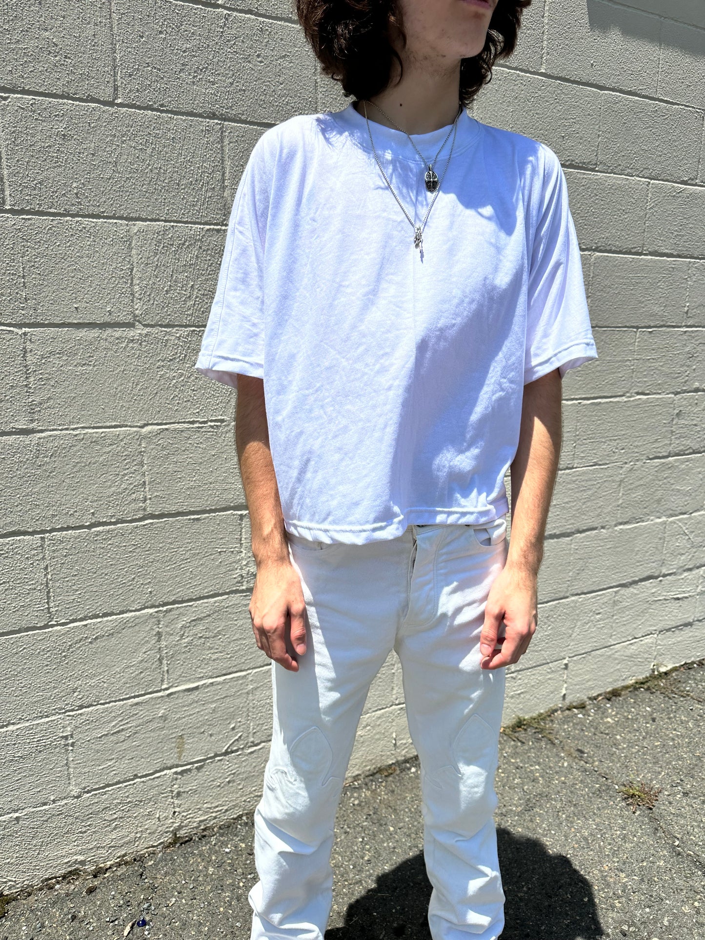 "JAX" OVERSIZED CROPPED TEE SHIRT